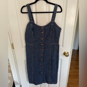 Madewell Denim Sleeveless Dress